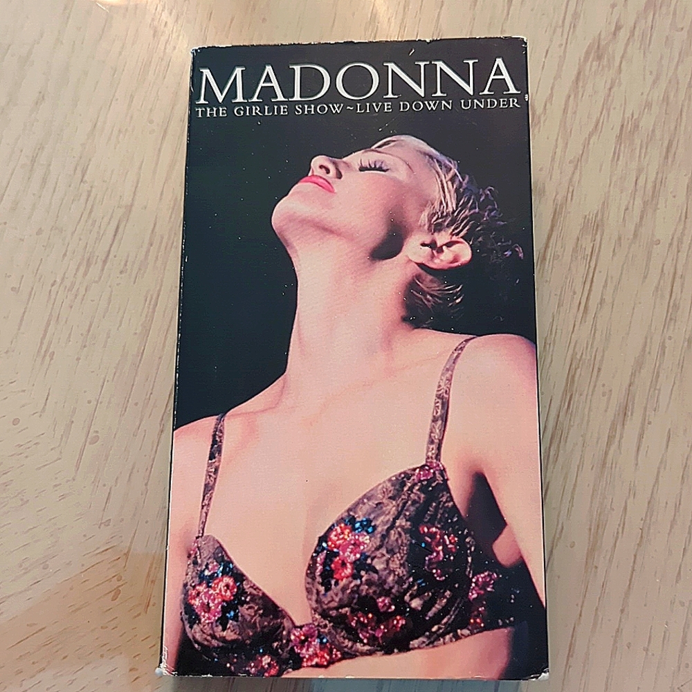 Oldie but goodie Madonna 2 hour VHS video The Girlie Show.. Live Down Under.